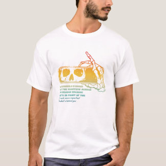 De voorruit is groter dan de achteruitkijkspiegel t-shirt