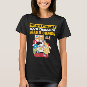 de voorspelling van vandaag 100 keer dat raad van  t-shirt