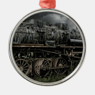 de voortbewegings spoorweg van het de treinspoor metalen ornament