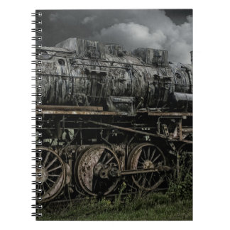 de voortbewegings spoorweg van het de treinspoor notitieboek