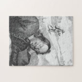 De vooruitgang van de pelgrim" legpuzzel (Horizontaal)