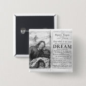 De vooruitgang van de pelgrim" vierkante button 5,1 cm (Voorkant /achterkant)