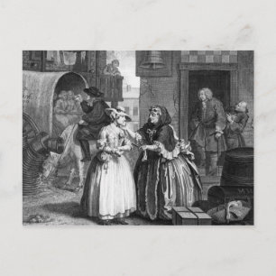 De vooruitgang van Harlot Briefkaart