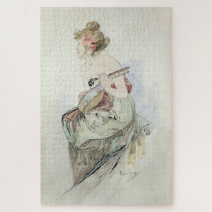 De voorzijde van Le Pater van Alphonse Mucha Legpuzzel
