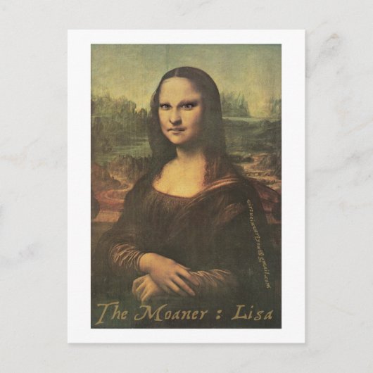 De voorzitter : Lisa - Briefkaart (Voorkant)