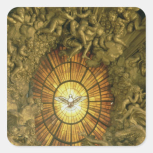 De voorzitter van St.Peter Vierkante Sticker