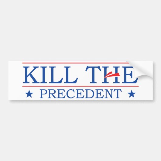 De vorige Bumpersticker doden (Voorkant)