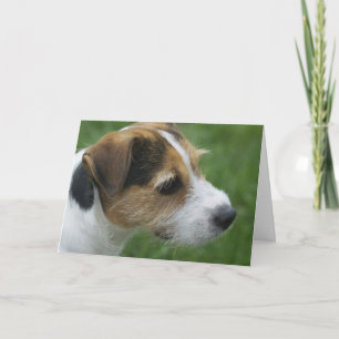 De vorm van Valentijn de Hond Feestdagen Kaart