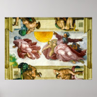 De vorming van de zon door Michelangelo