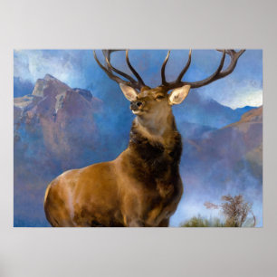 De vorst van de Glen door Edwin Landseer Poster