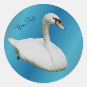 De vorstelijke Witte Dierlijke Sticker van de