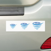 "De Vortex"-Bumpersticker Bumpersticker (Op auto)