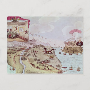 De vos en de gans; of Boney Broke Loose Briefkaart