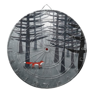 De vos en het bos dartbord