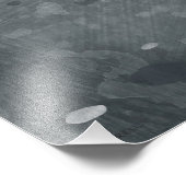 De vos en het bos foto afdruk (Hoek)