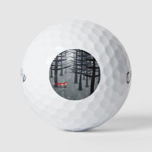 De vos en het bos golfballen