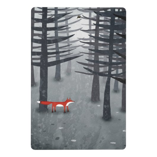 De vos en het bos mini klembord (Achterkant)