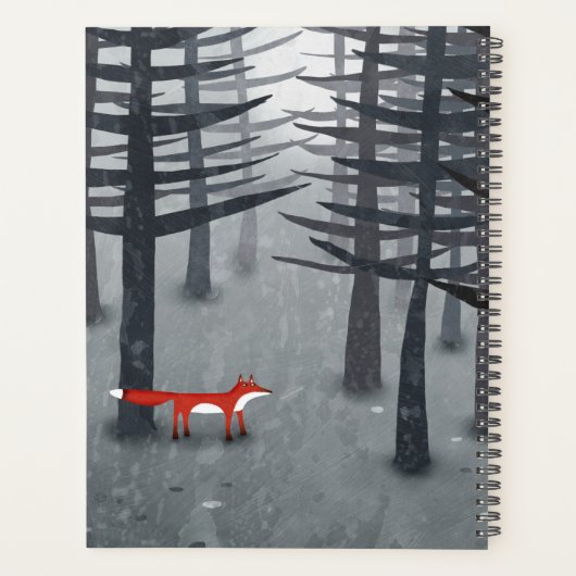 De vos en het bos planner (Achterkant)