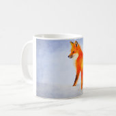 De vos koffiemok (Voorkant links)