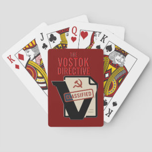 De Vostok-richtlijn – Conspiracy Deck Speelauto Pokerkaarten