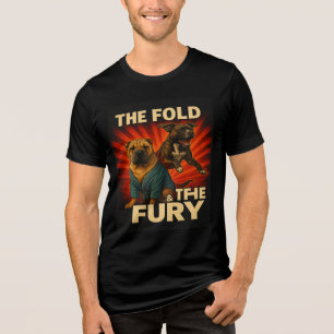 De vouw & de woede Tri-Blend shirt