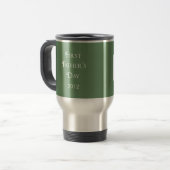 De Voyage 1ère Fête des pères - Photo personnalisée Mug inox (Devant gauche)