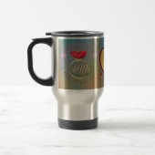 De Voyage 40e, 15e anniversaire du Mariage Ruby Photo Mug (Gauche)