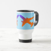 De Voyage Aircrafts Take Off Travel Mug (Devant droit)