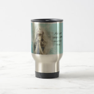 De Voyage Ajoutez votre prière ou citation à cette Mug café 