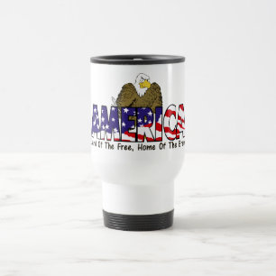 De Voyage American Eagle Travel Mug