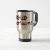 De Voyage American Pride Patriotic Travel Mug (Devant droit)