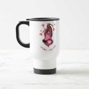 De Voyage Amusant Romantique Sloth Smile Travel Mug