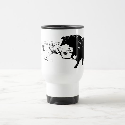 De Voyage Amusement en déplacement, mug moderne (Centre)