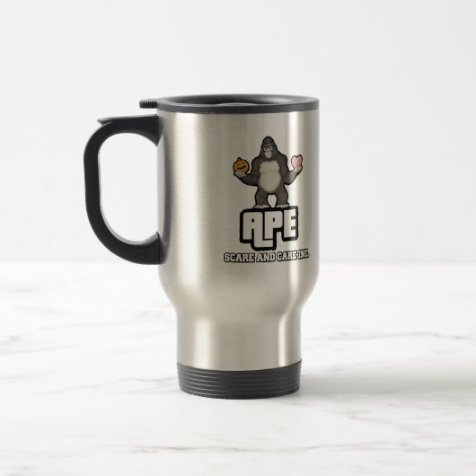 De Voyage APE Peur et soins Café Mug (Gauche)