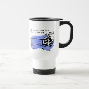 De Voyage Appel Dans Sick Funny Pêche Mug Travail Humour Voy