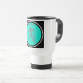 De Voyage Aquarius Travel Mug (Devant droit)