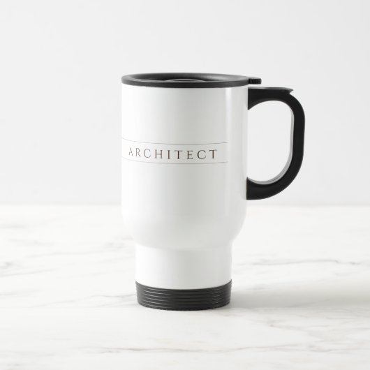 De Voyage ARCHITECTE Travel Mug / Sepia (Droite)
