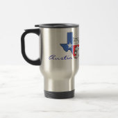 De Voyage Austin, Texas State Map avec étoile, Bottes, Mug C (Gauche)