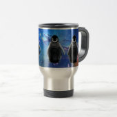 De Voyage BABY PENGUIN & STARS Wildlife Supporter Café Mug (Devant droit)