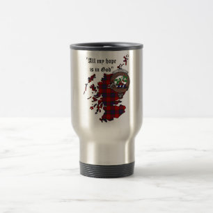 De Voyage Badge Fraser Clan Travel Mug