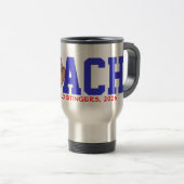 De Voyage Baseball coach gift mug (Devant droit)