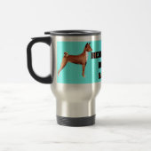 DE VOYAGE BASENJI BARK TRAVEL MUG (Gauche)