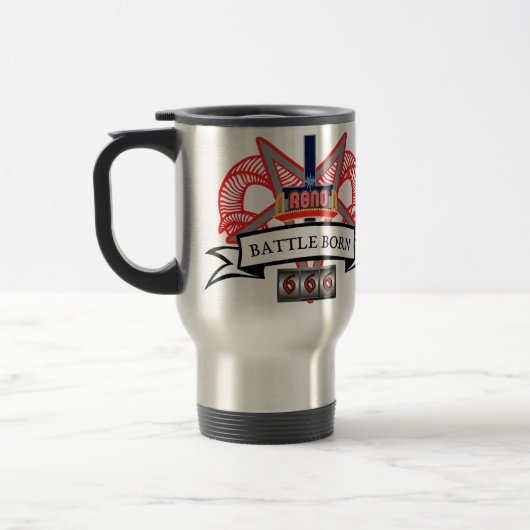 De Voyage BBS - Nord du Nevada - Mug thermique (Gauche)
