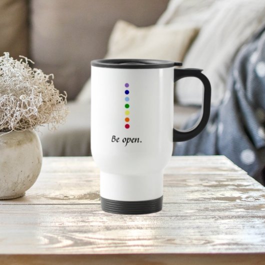 De Voyage Be Open - Chakra Commuter Mug