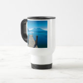 De Voyage Beautiful Ocean Pier Travel Mug Design (Devant gauche)