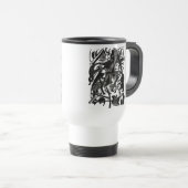 De Voyage Birth of the Wolves Retro Art Travel Mug (Devant droit)