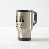 De Voyage bk radio steel mug (Devant droit)