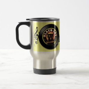 De Voyage Black Cat Records Travel Mug - Retro Jazz Club