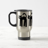 De Voyage Black Cat Witch Familier Pagan Mug Wiccan Cup (Gauche)