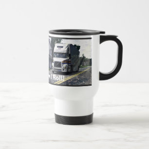 DE VOYAGE BLANC GROG RIG TRUCKER'S TRAVEL MUG